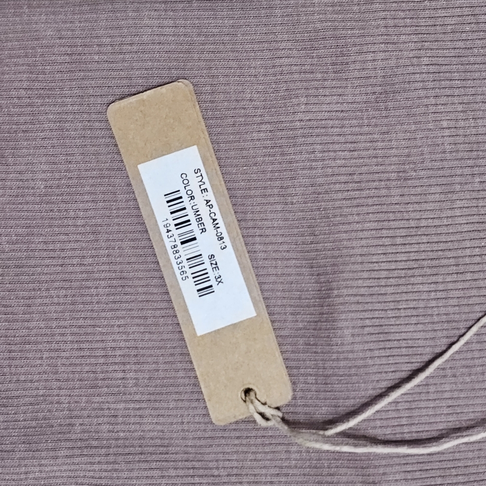 SKIMS Cotton Rib Tank Top Kim Kardashian 3X - Picture 2 of 3